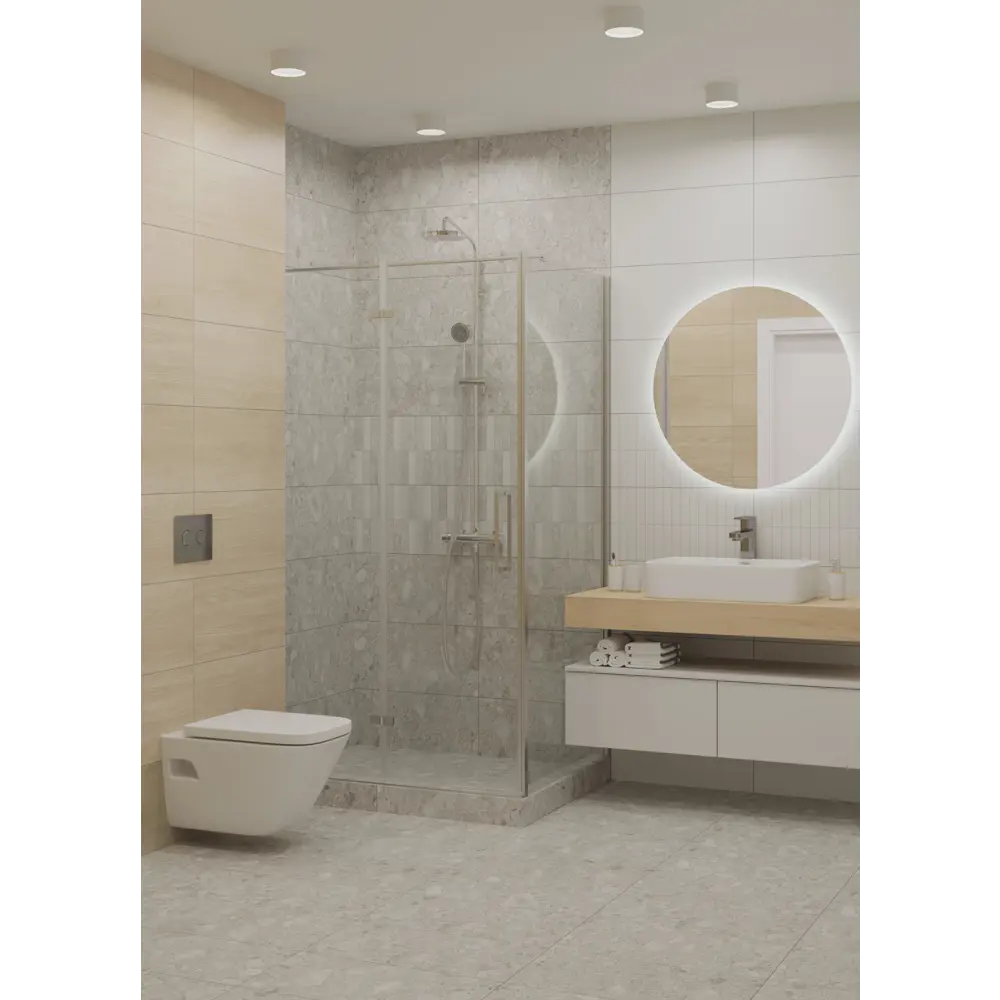 Декор настенный LB Ceramics Спектр 30x60.3 см 1.44 м² матовый цвет белый STLM-2181812 - Вид №3