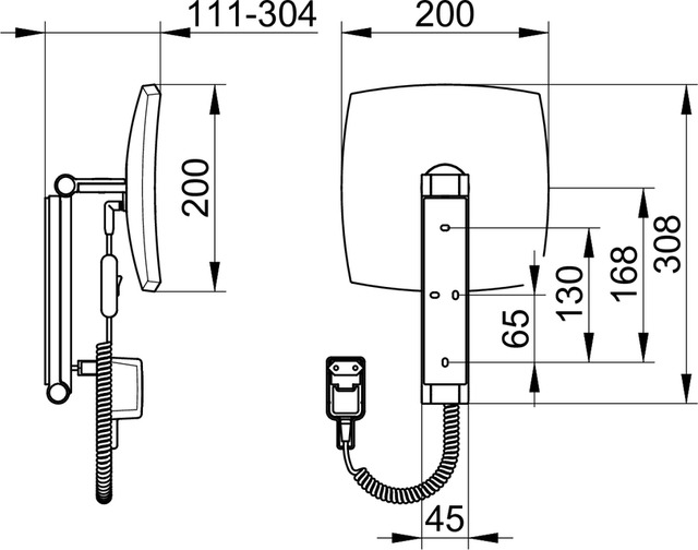 17613059001 Косметическое зеркало KEUCO Kosmetikspiegel - Вид №2