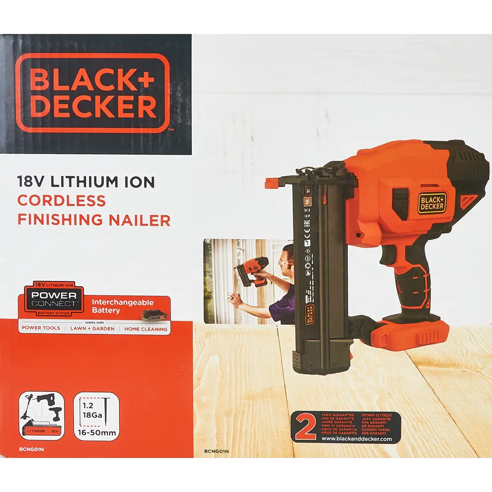 Гвоздезабиватель аккумуляторный Black&Decker BCNG01N-XJ, 18 В без АКБ и ЗУ BLACK + DECKER STLM-2180946 - Вид №8