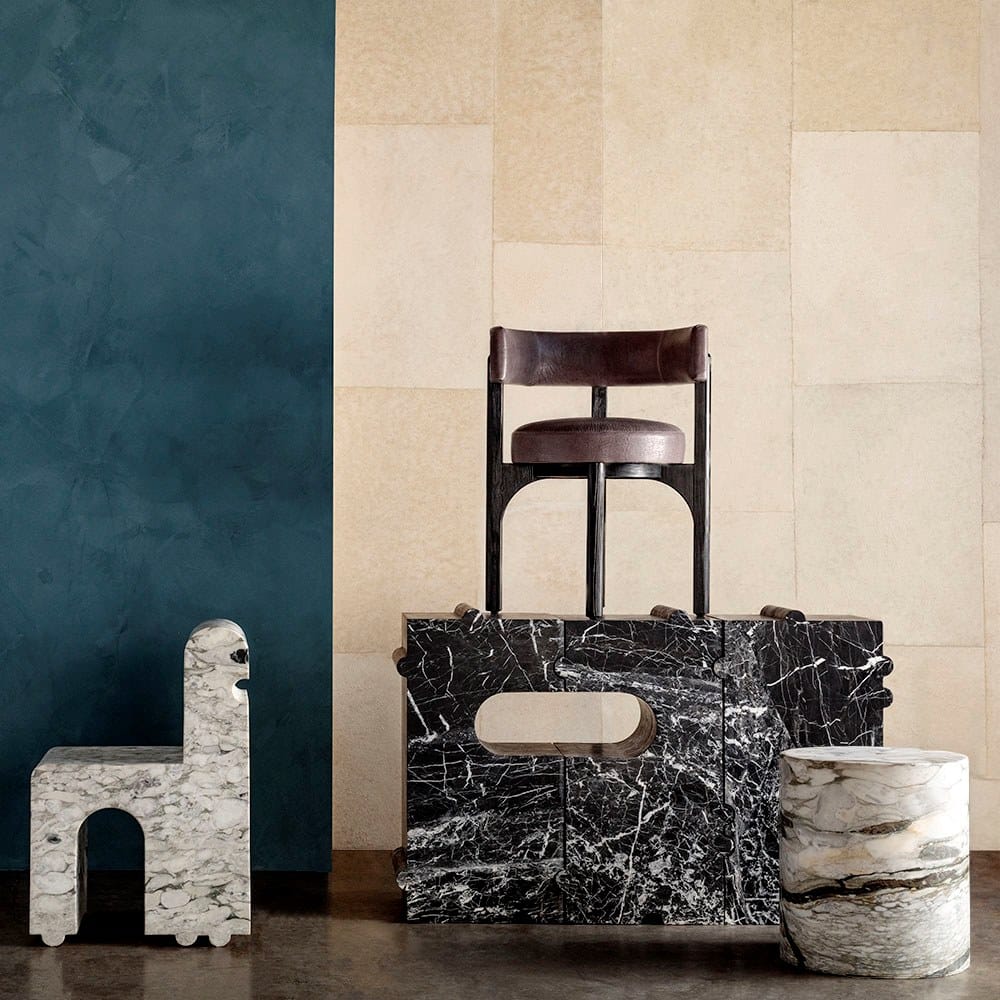 Прямоугольная консоль из натурального камня Kelly Wearstler Hume ARCH-00050381 - Вид №3