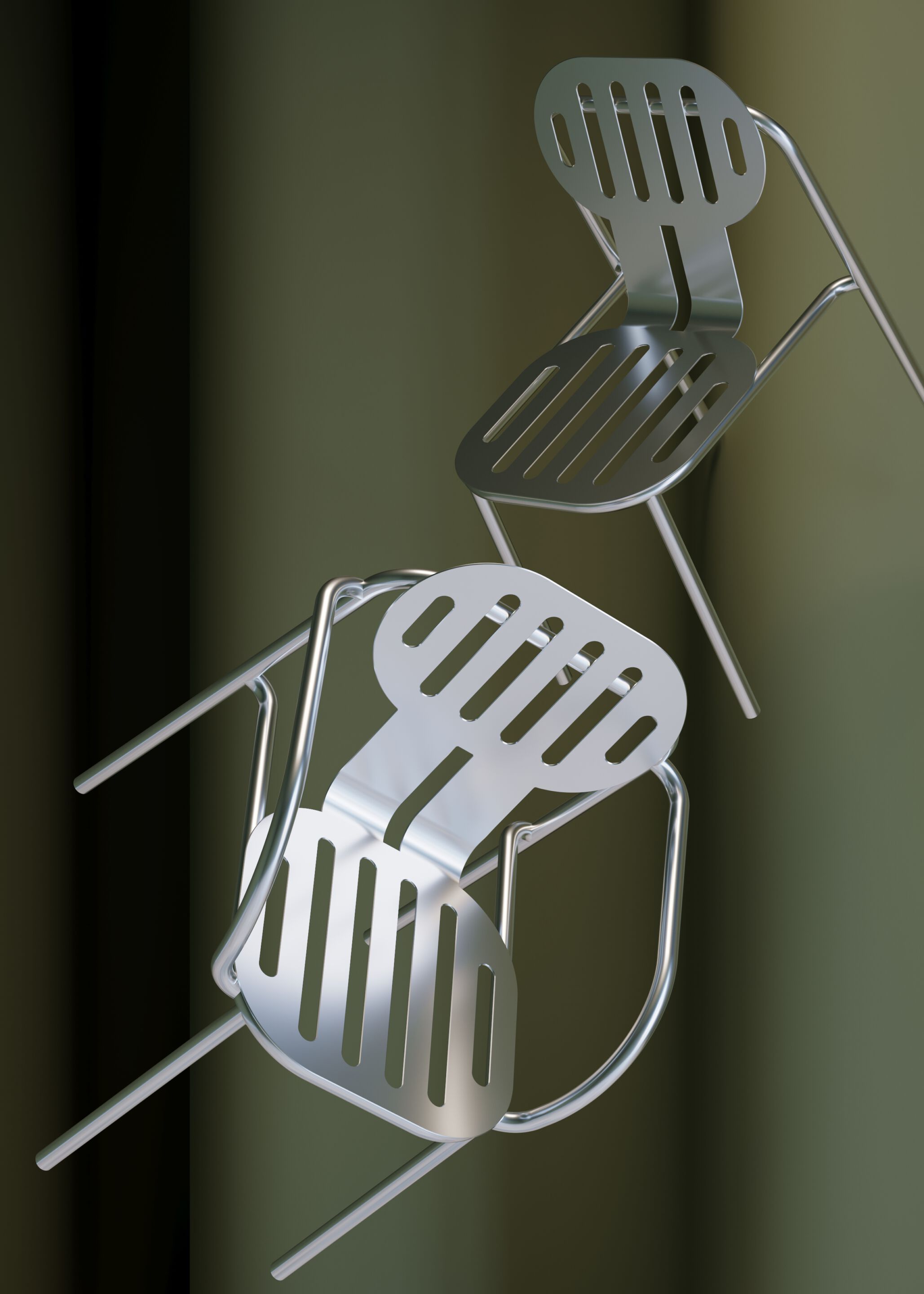 Алюминиевый штабелируемый садовый стул с порошковым покрытием Joyf пустыня ARCH-00080472 - Вид №3