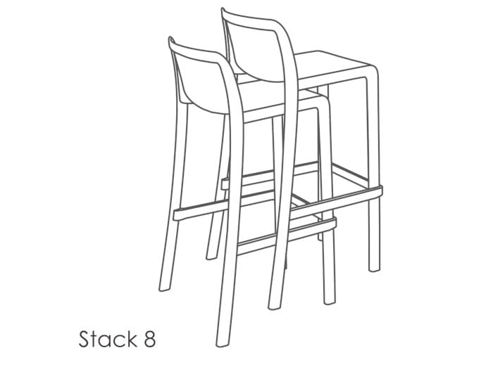 Полипропиленовый стул Ezpeleta ATTIC ARCH-00106358 - Вид №15