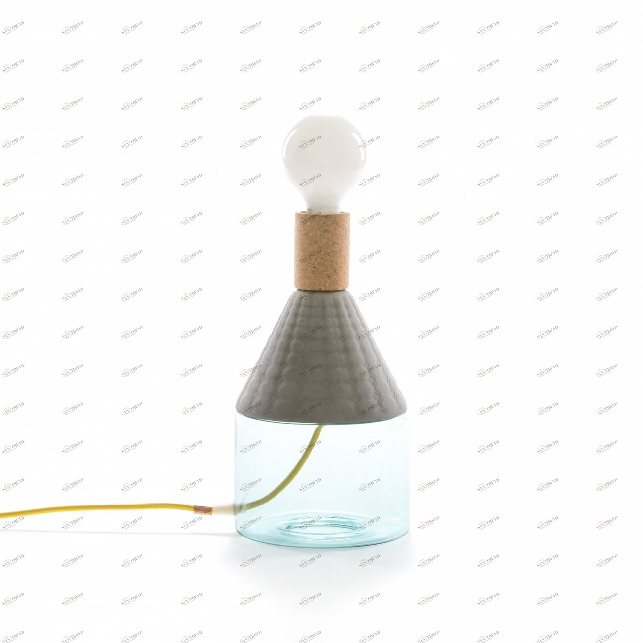 Настольная лампа 29,5х15,5 см прозрачная Mrnd Dina 07934 SELETTI  00-3882466 Бронза;прозрачный 