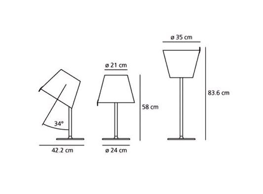 Artemide Melampo tavolo 0315030A лампа настольная 97680 - Вид №7
