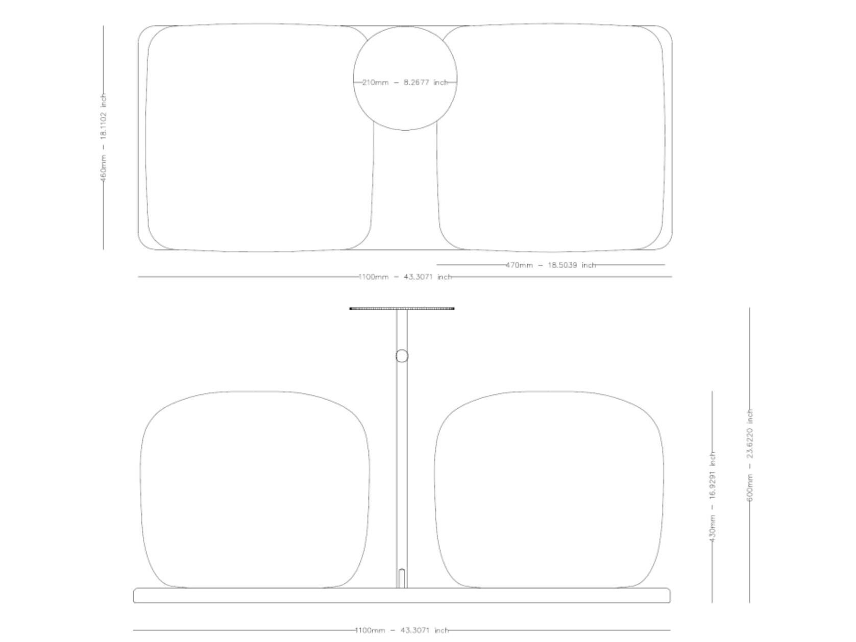 Кожаный квадратный пуф с журнальным столиком SITIA BONBON ARCH-00148690 - Вид №10