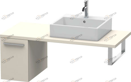 XL543009191 Шкафчик для консоли X-Large #XL5430 300 x 548 мм Серо-коричневый декор Duravit