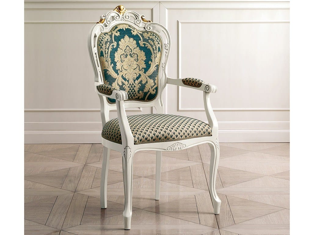 Тканевый мягкий стул с медальоном Prestige CAPRICCI ARCH-00035156 - Вид №1