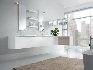 LASA IDEA Тумба под умывальник подвесная двойная Metropolis