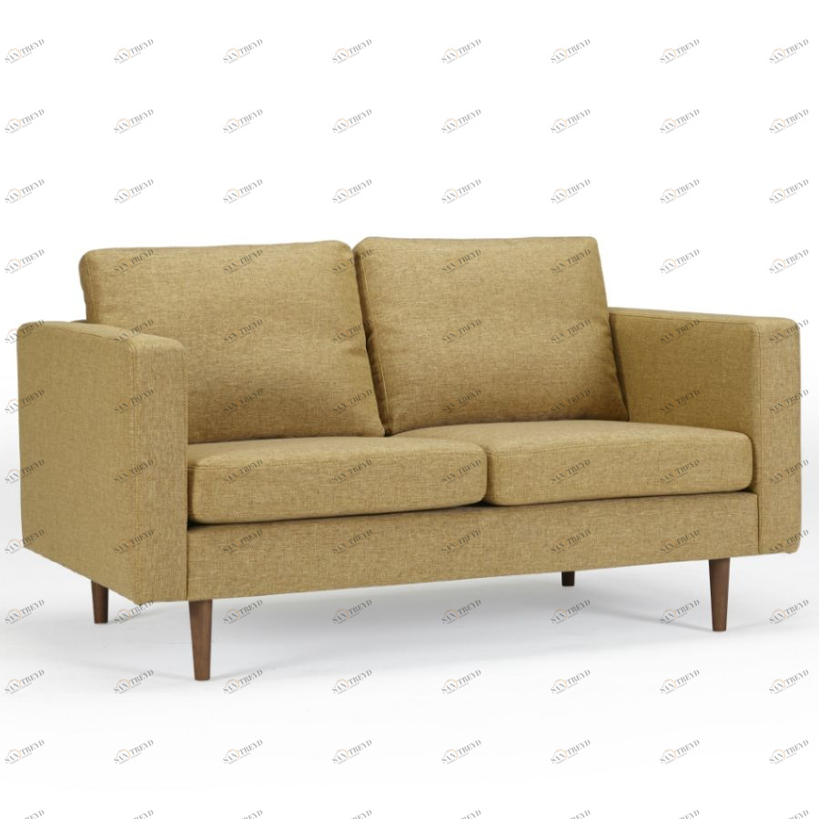 Диван двухместный Otto, дуб/орех, песочный Kragelund 37402248241