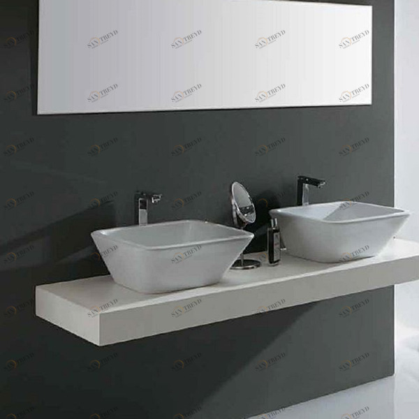 Столешница Olympia Ceramica Arredo Bagno белая 180 ME180BI