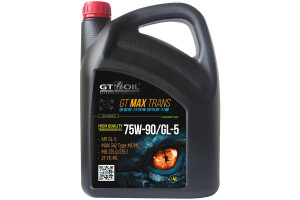 18835860 Масло Max Trans SAE 75W-90 API GL5, 4 л 8809059409091 GT OIL