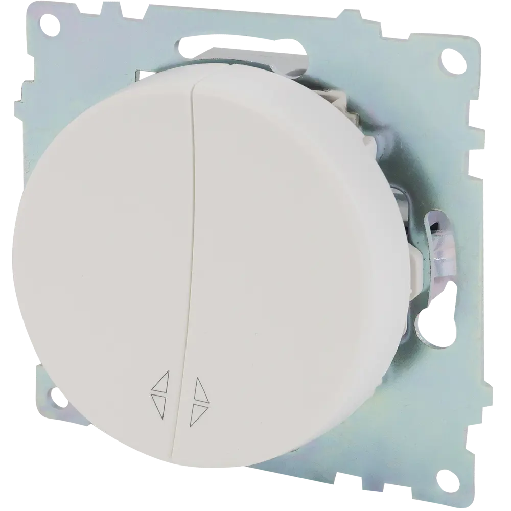Переключатель встраиваемый Onekey Florence 2 клавиши, цвет белый ONEKEYELECTRO STLM-2021136 - Вид №2