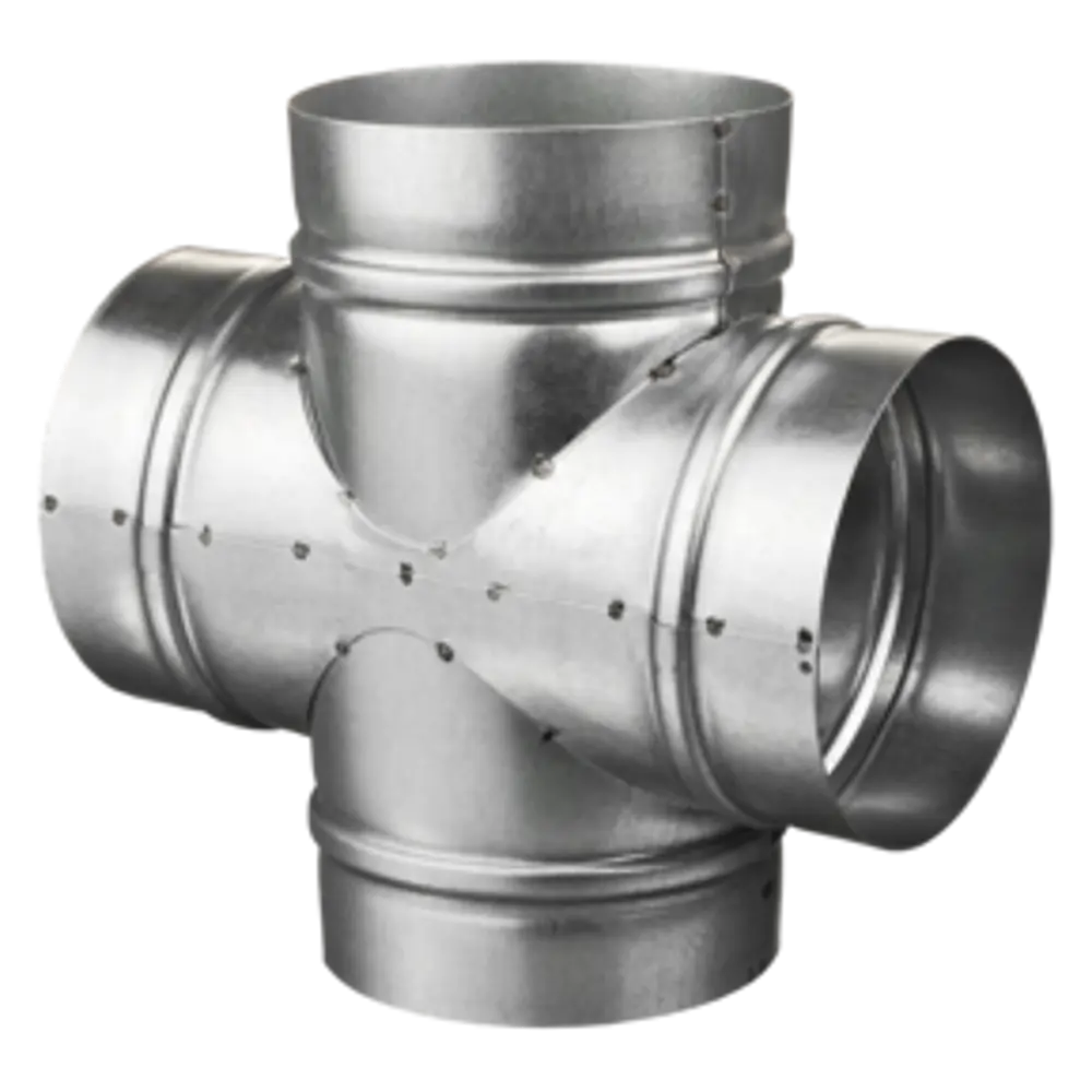 Крестовина Вентс КМ-125Ц Ø125 мм, металл STLM-2182579