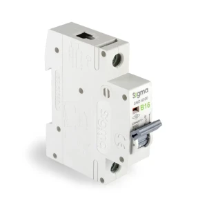 91228112 Автоматический выключатель Sigma elektrik 1P B16 А 6 кА 6SM116B STLM-1114608