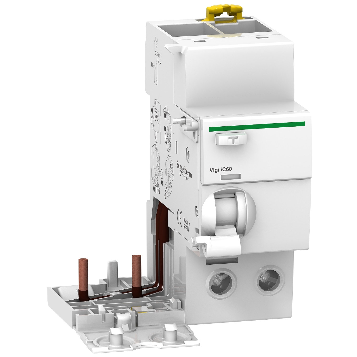 A9V19263 Дифференциальный блок Acti9 2P 63А 1000мА (AC S) Schneider Electric Acti 9 