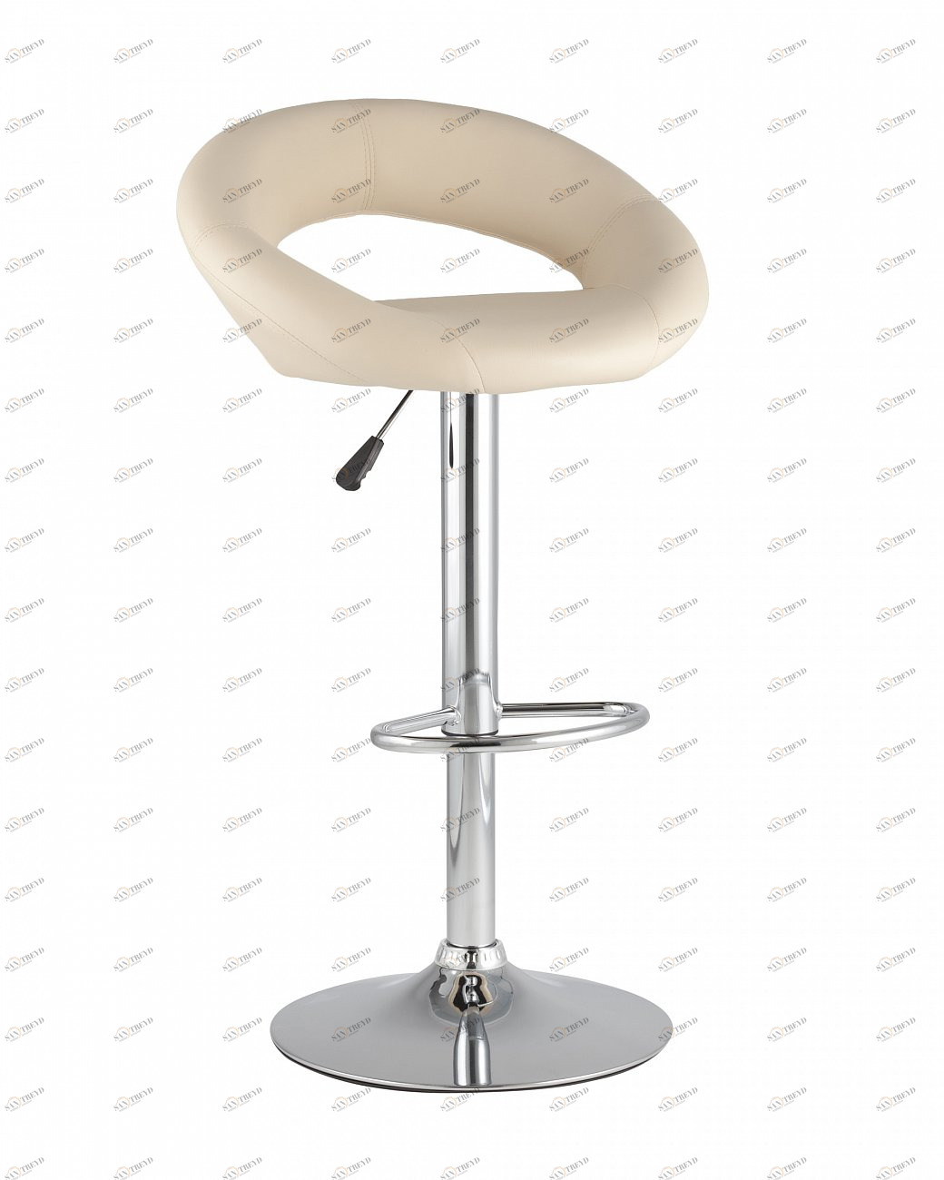 Стул барный со спинкой бежевый из экокожи "Купер" STOOL GROUP  00-3945957 Бежевый 