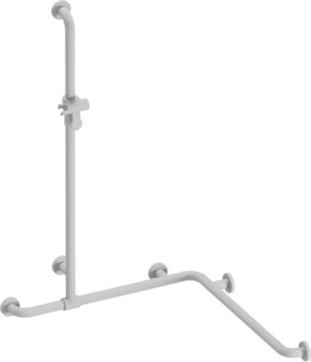 801.35B340 Поручень для душа с выдвижным держателем для душа HEWI Edition matt | Polyamid  - Вид №4