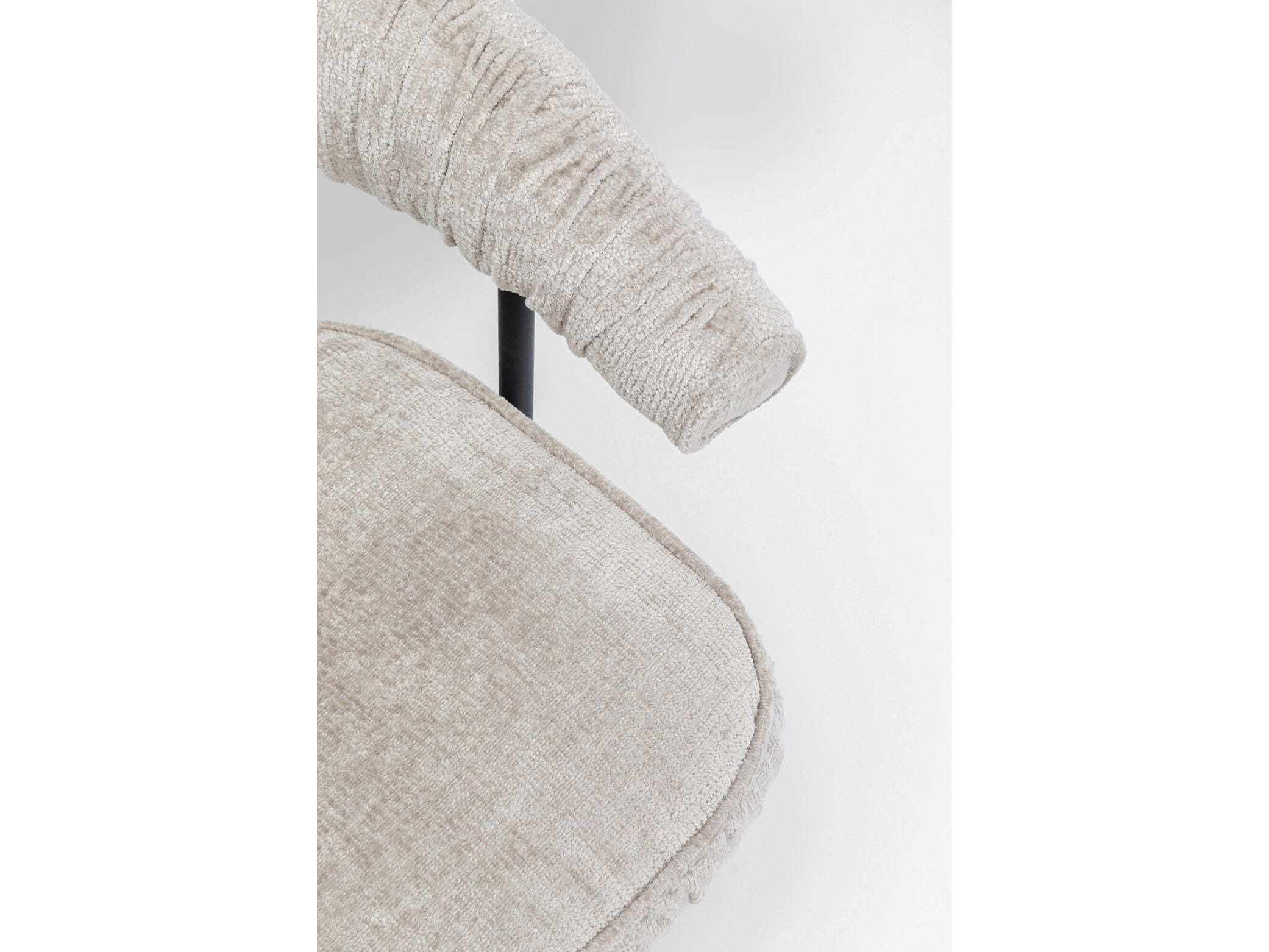 Тканевый поворотный стул с подлокотниками KARE Design ARABELLA ARCH-00028051 - Вид №10