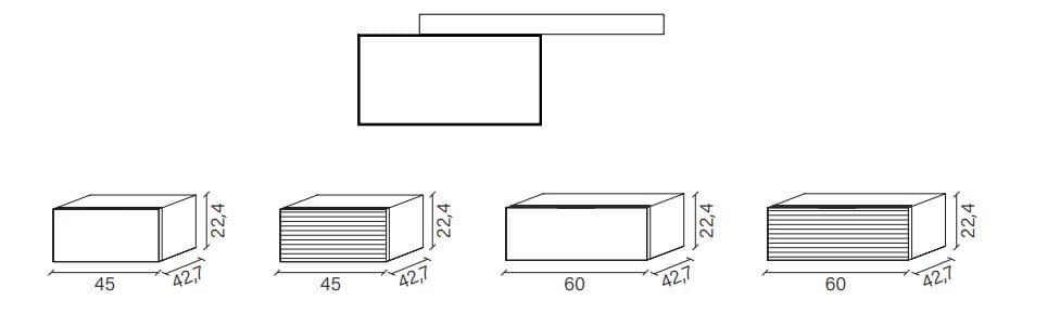 Деревянная подвесная тумбочка Devina Nais FLY ARCH-00149752 - Вид №2