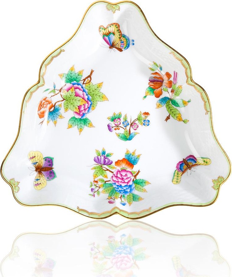 64490 Herend Салатник треугольный 16см "Виктория" Фарфор 