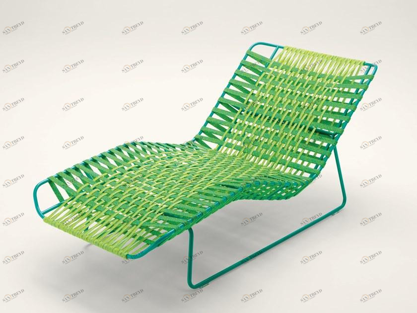 Paola Lenti Садовый шезлонг из синтетического волокна Telar sun-id-1472382