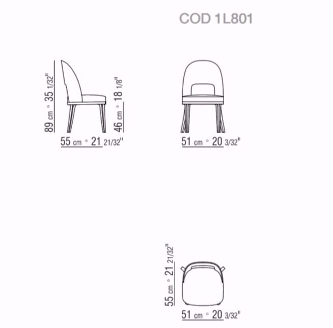 Кожаный стул Flexform JUDIT ARCH-00134401 - Вид №2