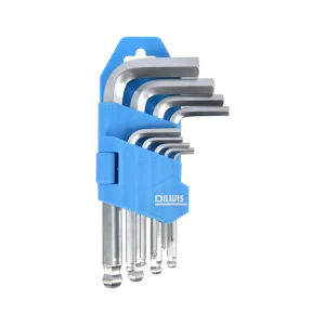 Набор ключей шестигранных DILWIS MER-155D, 9 шт.