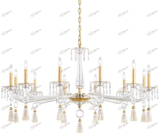 Schonbek Металлическая люстра с кристаллами swarovski® Tassau sun-id-1345872