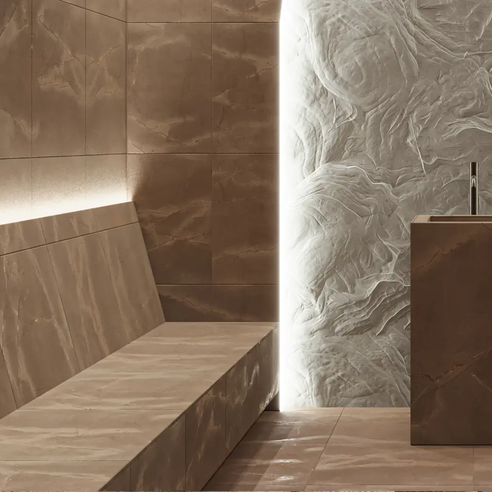 Глазурованный керамогранит Abgres Soft 60x60 см 1.44 м² матовый цвет коричневый Santreyd STLM-2105656