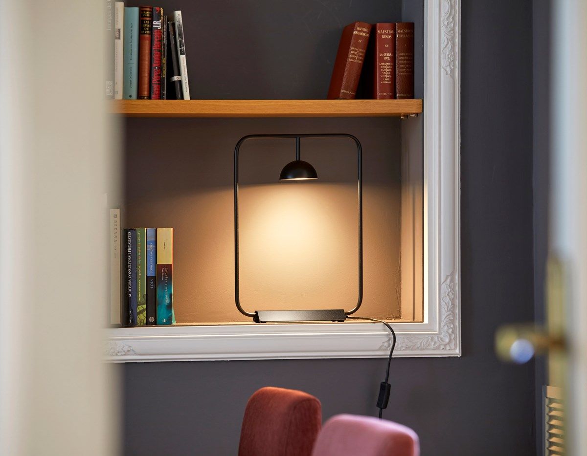 Металлическая светодиодная настольная лампа Estiluz купол ARCH-00027757 - Вид №4