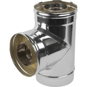 Сэндвич-тройник Металлик и Ко 90° 430/0.5 мм D150x210 мм