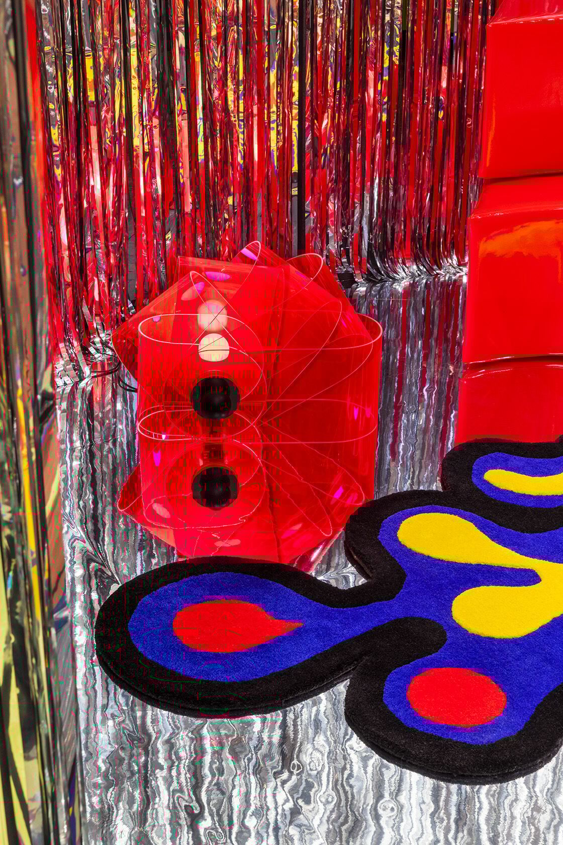 Шерстяной ковер ручной работы Poltronova бабочка, луг и небо ARCH-00055143 - Вид №5