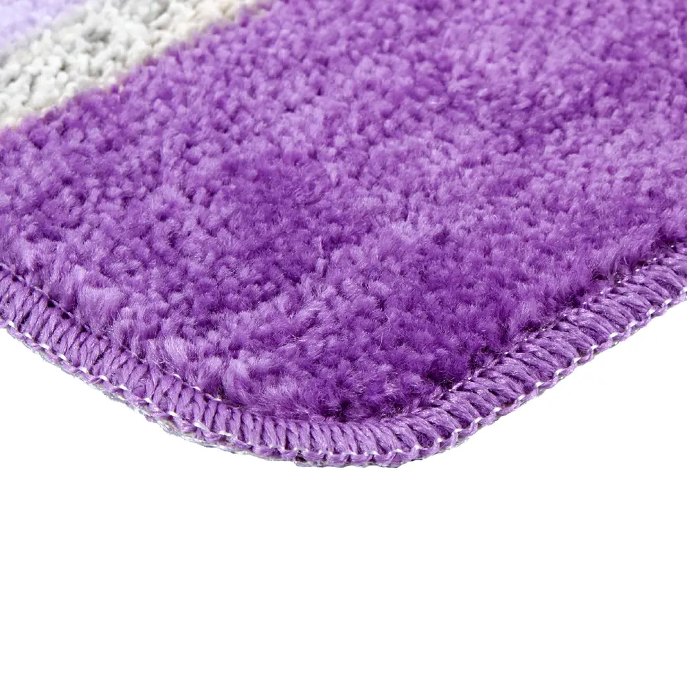 Коврик для ванной комнаты «Sera» цвет фиолетовый PRIMANOVA STLM-2020017 - Вид №1