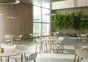 Круглый стол со спицами