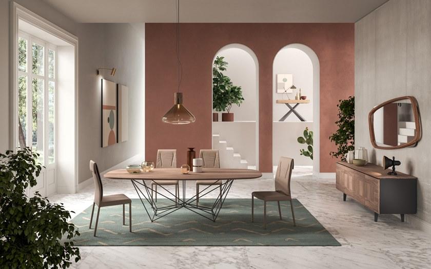 Ozzio Italia Буфет из лакированной древесины с распашными дверцами  X300  - Вид №7