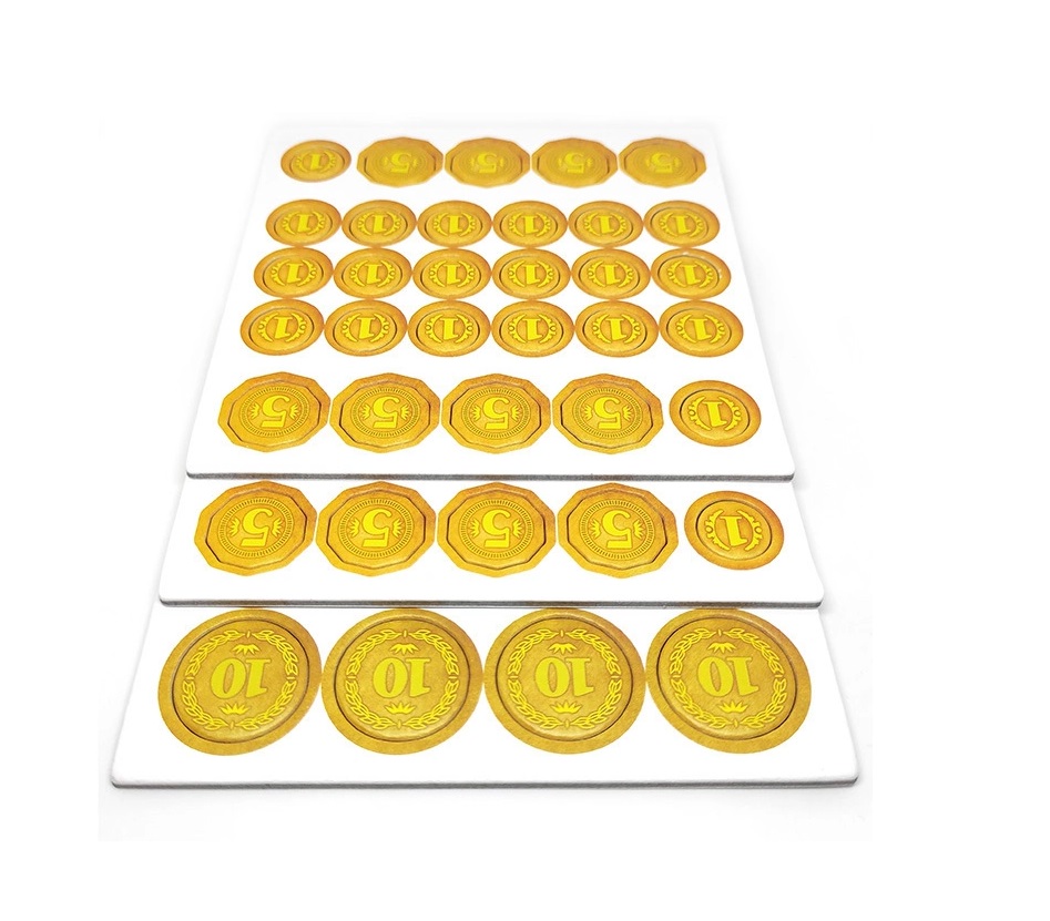 07PB348 Набор игровых монет номиналом 1,5,10 100 г Пандора Бокс Студио 