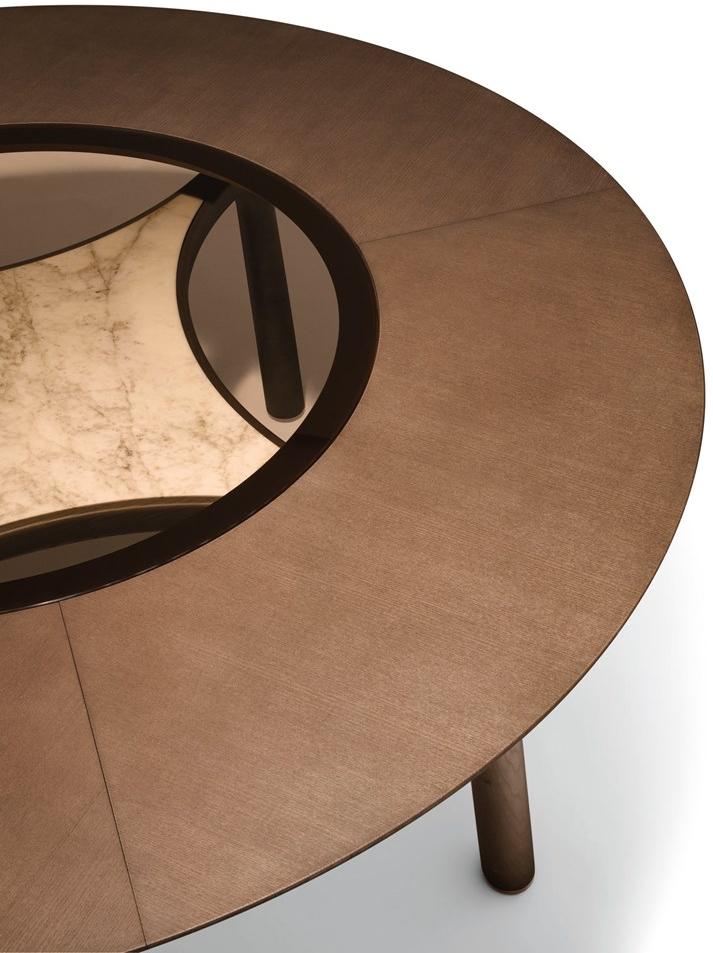 Giorgetti Круглый деревянный стол для гостиной sun-id-1496652 - Вид №1