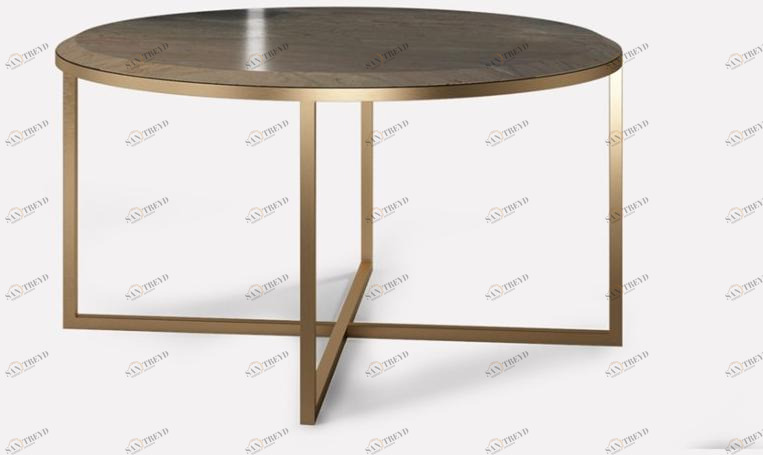 MORADA Круглый журнальный столик из мрамора и металла Hope Hope royal ct