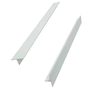Нащельник узкий алюминиевый 23x19x1318 мм белый (2 штуки)