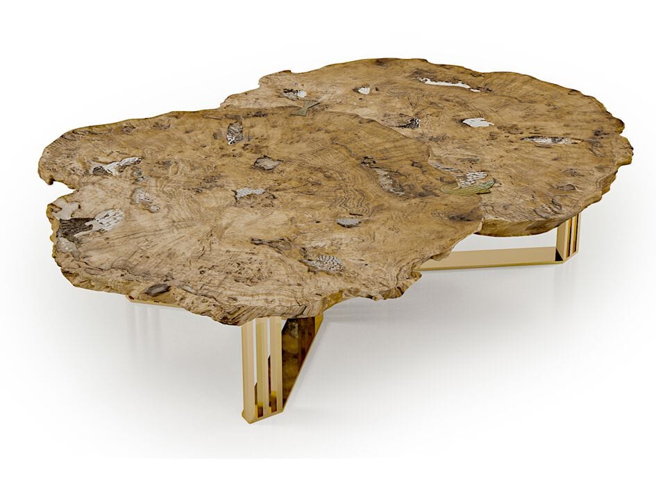 Журнальный столик из шиповника Bizzotto Italia Symphony-Infinity ARCH-00152042