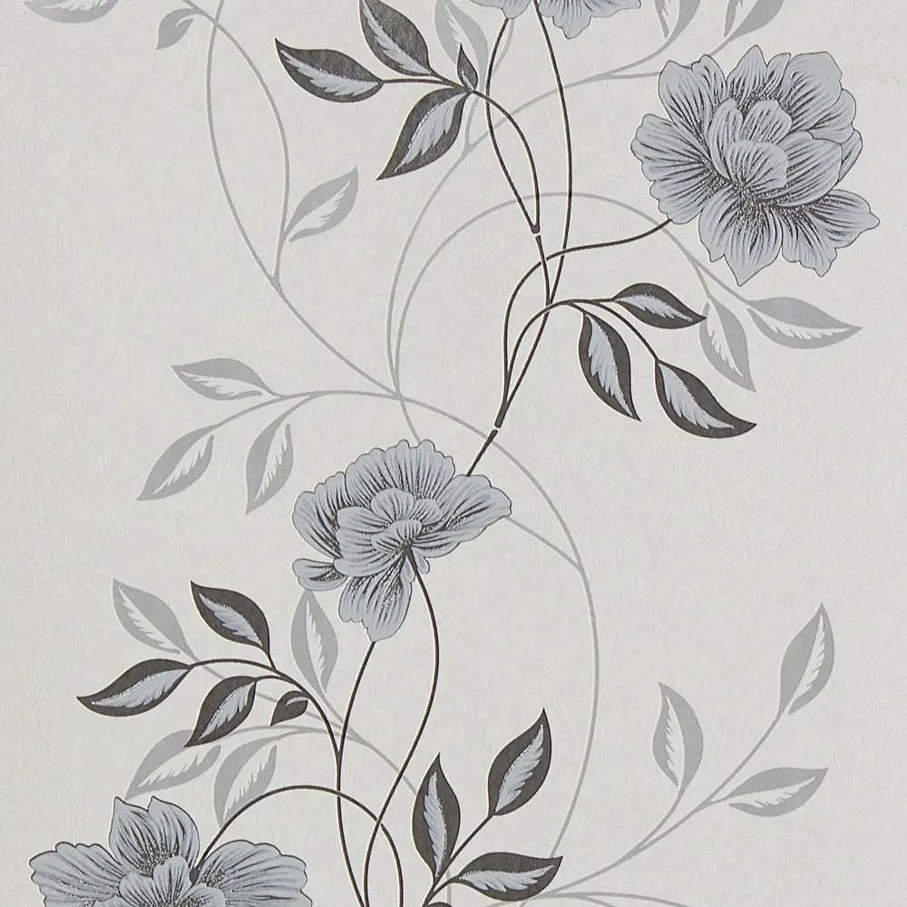 Обои виниловые Palitra Home Jardin серые 0.53 м 136-14 STLM-2045551 - Вид №1