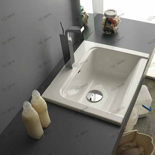 LP06151101 Накладная раковина под столешницу  овальная Disegno Ceramica 