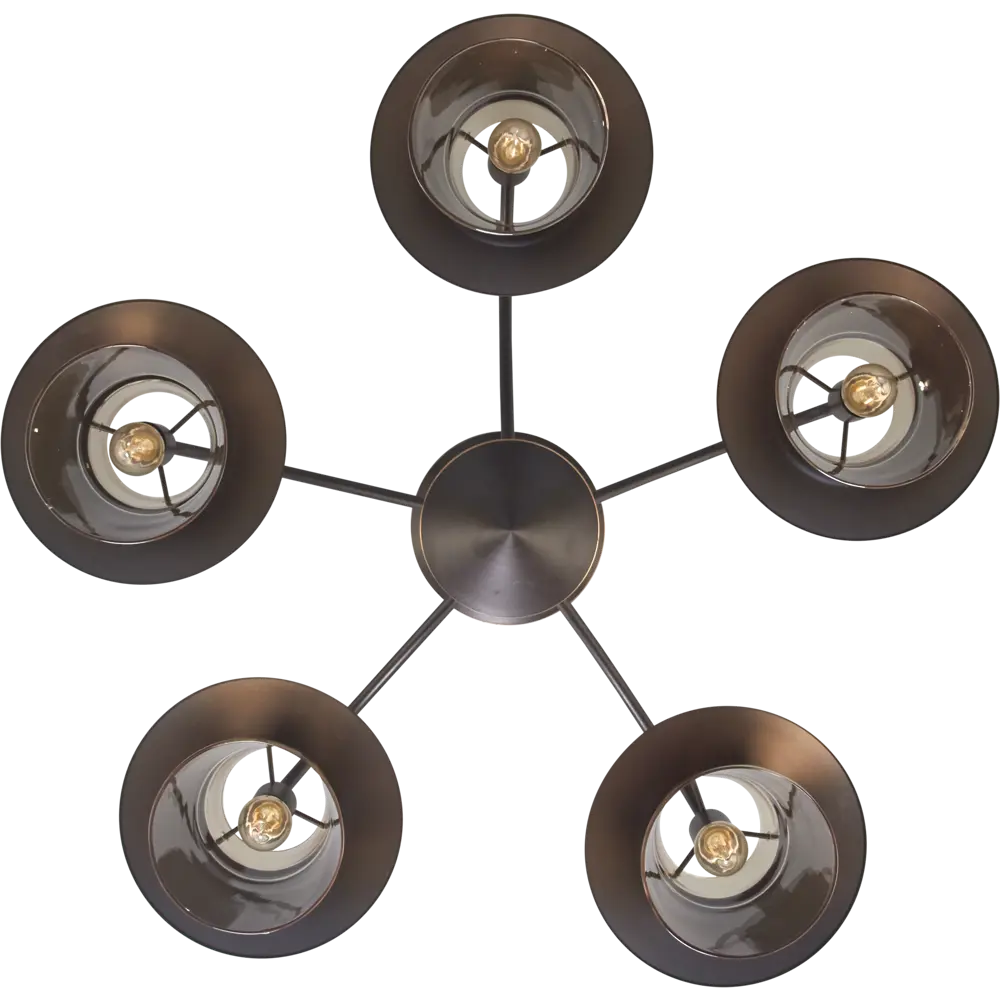 Люстра «Gavana» 590/5PL 5хЕ14х40 Вт цвет коричневый Escada STLM-2121546 - Вид №1