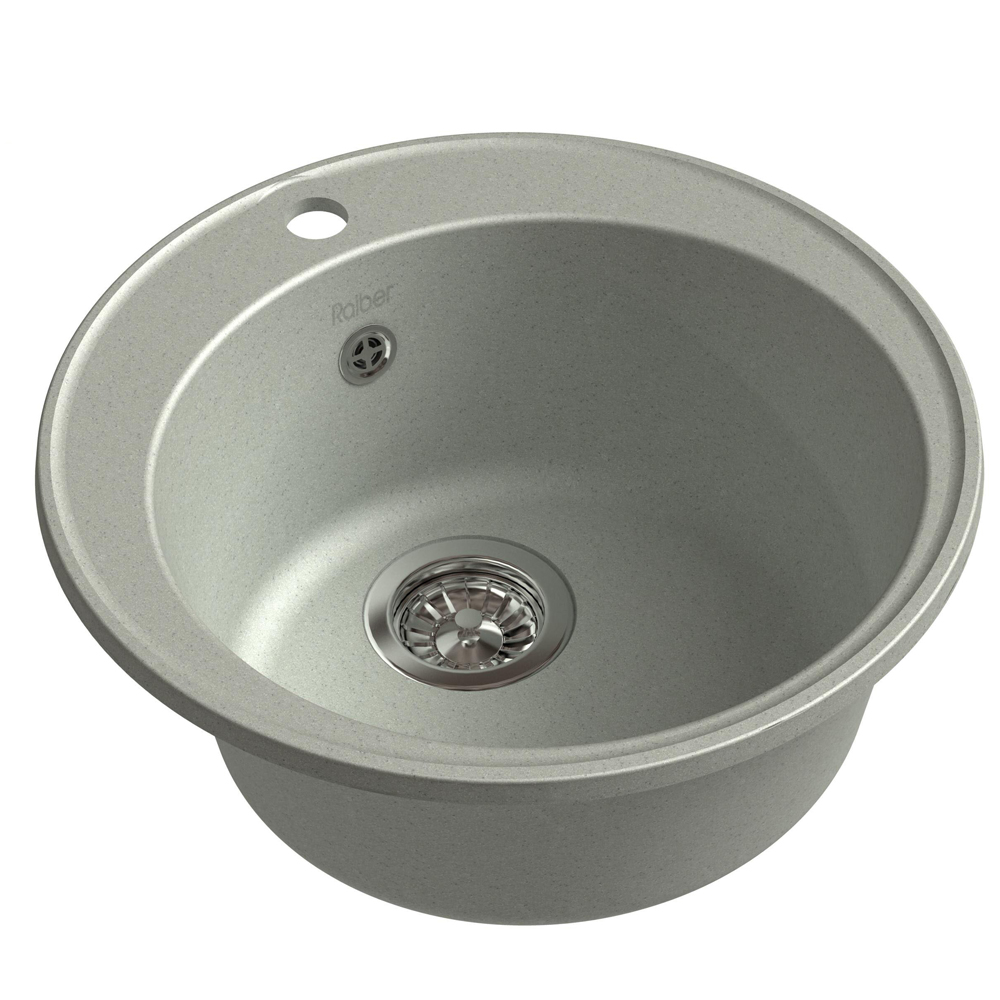 RQ13 бетон Мойка кухонная прямоугольная Raiber  - Вид №1
