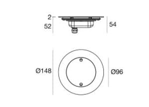 Светодиодная лампа для дайвинга из нержавеющей стали Linea Light Group MK68 ARCH-00114781 - Вид №8