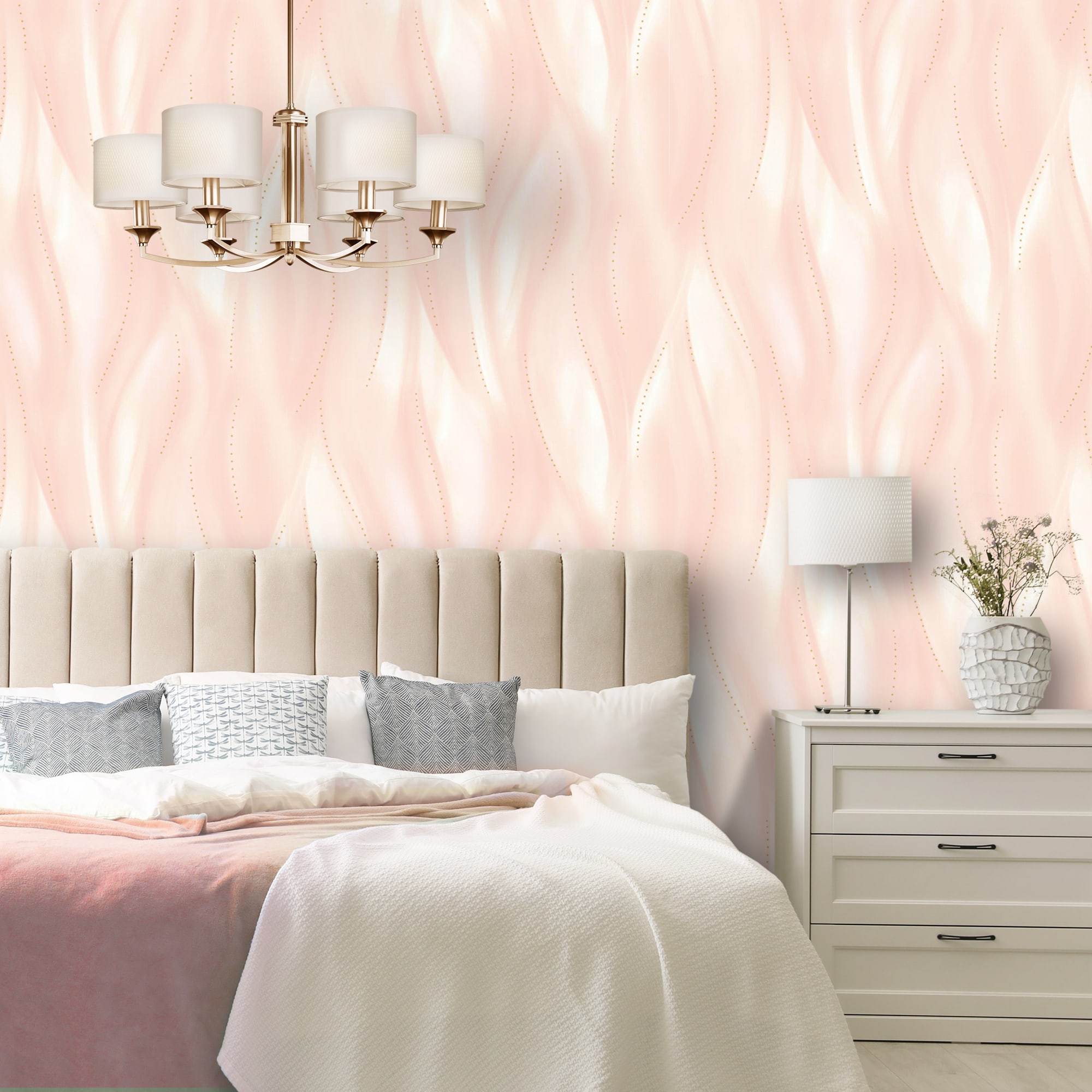 82938317 Обои бумажные бежевые 0.53 м 646-02 Мирабелла Santreyd  - Вид №3