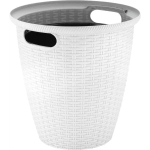 Кашпо для цветов Ingreen Rattan ø47 h47 см v50 л пластик белоснежный жасмин 89359533 STLM-2069853