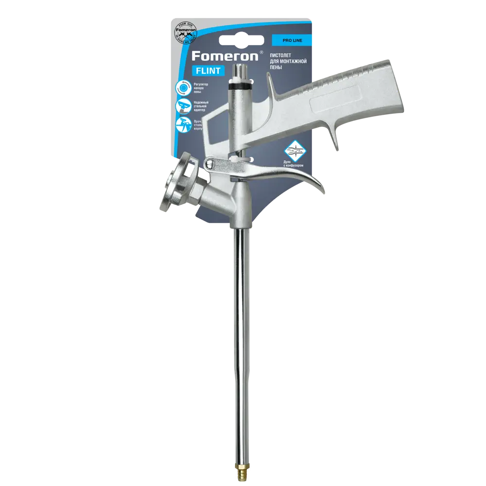 Пистолет для монтажной пены Fomeron Flint - профессиональный инструмент для точного нанесения 89381180 STLM-1506030 - Вид №3