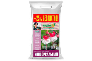 18298309 Универсальный грунт Цветочный 2.5 л 01-000025 БИУД