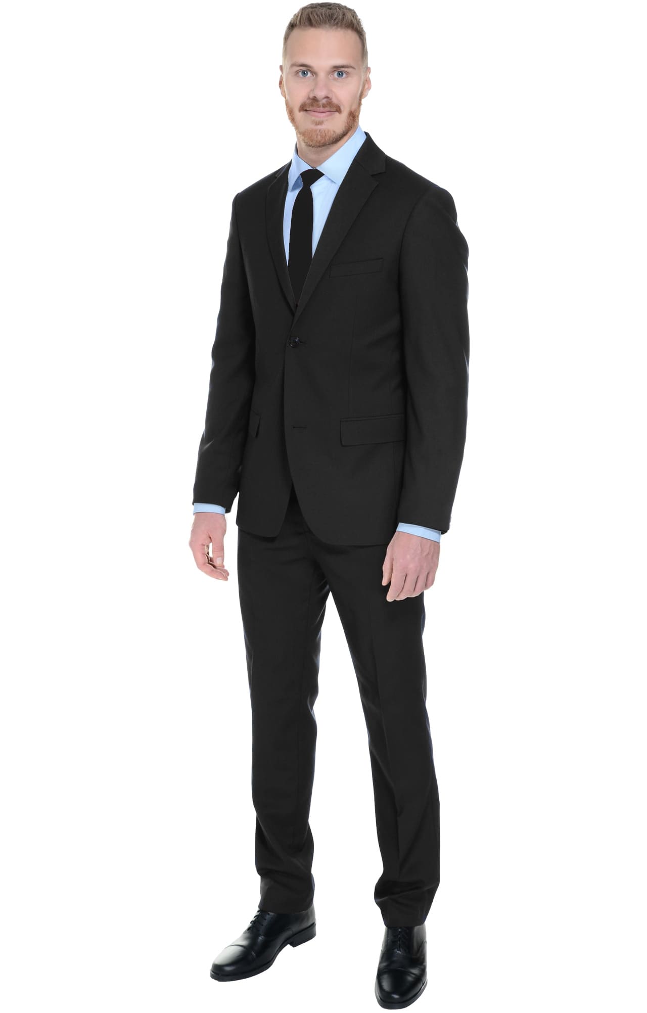 69718 Пиджак мужской slim fit  black El-Risto  Одежда для охранных структур  размер 52/182  - Вид №4